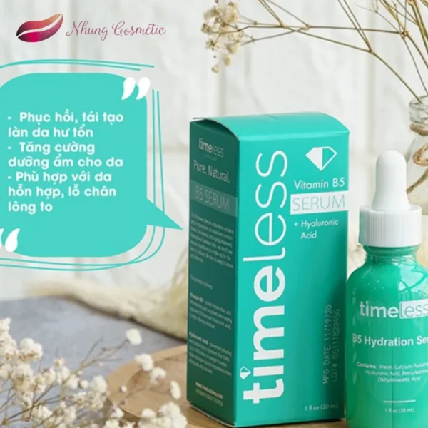 Serum Timeless Vitamin B5 Làm Dịu & Phục Hồi Da 30ml