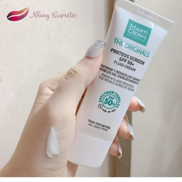 Kem Chống Nắng MartiDerm The Originals Proteos Screen SPF50+ Fluid Cream 40ml